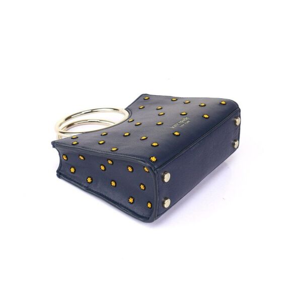 NWT Kate Spade White Rock Road PANTHER Sam polka dot small - Picture 9 of 13